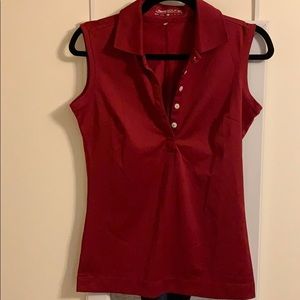Nike Women's Red Sleeveless Top